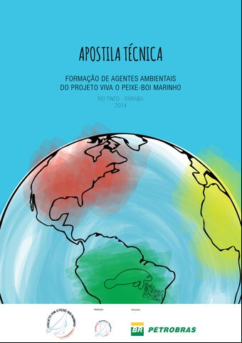 capa de Apostila Agentes Ambientais do Projeto Viva o Peixe-Boi Marinho