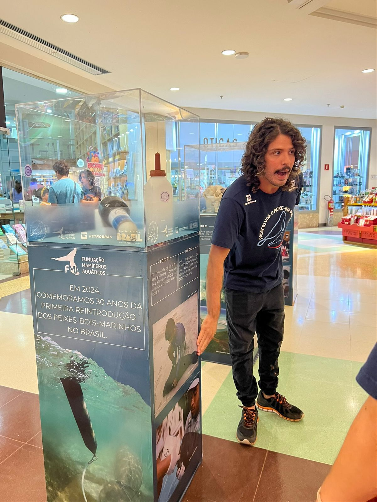 Exposição Fotográfica Comemora 30 Anos de Reintrodução dos Peixes-Bois-Marinhos no Brasil 